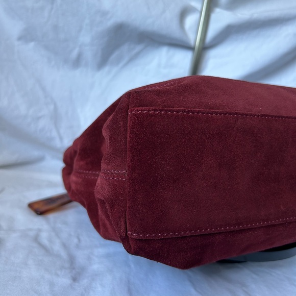 Chanel Tortoiseshell chain and suede tote bag - Picture 5 of 13